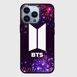 Чехол для iPhone 13 Pro Праздничный BTS, цвет: 3D-черный