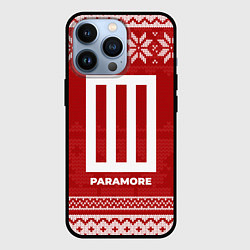 Чехол iPhone 13 Pro Новогодний Paramore