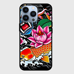 Чехол iPhone 13 Pro Иредзуми татуировка