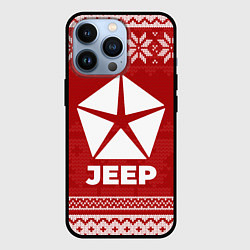 Чехол iPhone 13 Pro Новогодний Jeep