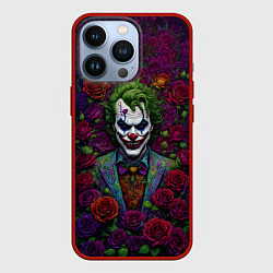 Чехол для iPhone 13 Pro Joker - roses, цвет: 3D-красный