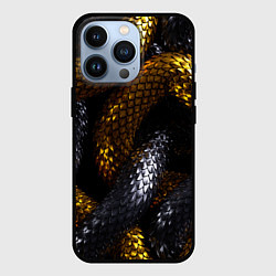 Чехол для iPhone 13 Pro Звенья одной цепи, цвет: 3D-черный