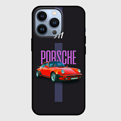 Чехол для iPhone 13 Pro Porsche 911 cпортивный немецкий автомобиль, цвет: 3D-черный