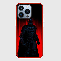 Чехол для iPhone 13 Pro Batman - Robert Pattinson, цвет: 3D-красный