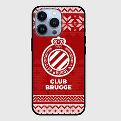 Чехол iPhone 13 Pro Новогодний Club Brugge