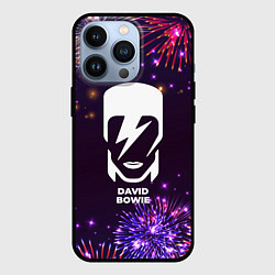 Чехол iPhone 13 Pro Праздничный David Bowie