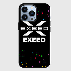 Чехол для iPhone 13 Pro Exeed конфети, цвет: 3D-черный