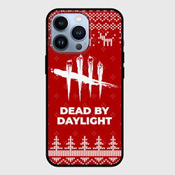 Чехол iPhone 13 Pro Новогодний Dead by Daylight с оленями