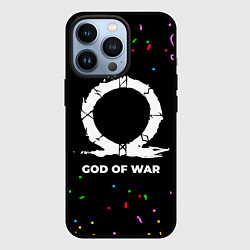 Чехол для iPhone 13 Pro God of War конфети, цвет: 3D-черный