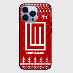 Чехол iPhone 13 Pro Новогодний Lindemann с оленями
