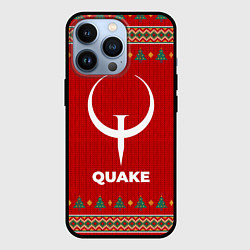 Чехол для iPhone 13 Pro Quake new year, цвет: 3D-черный