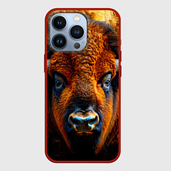 Чехол iPhone 13 Pro Голова бизона