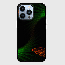 Чехол для iPhone 13 Pro Оптический дым текстура, цвет: 3D-черный