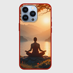 Чехол iPhone 13 Pro Медитация на закате