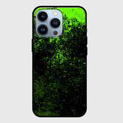 Чехол iPhone 13 Pro Зеленые брызги красок
