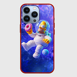 Чехол iPhone 13 Pro Homer Simpson is a brave astronaut