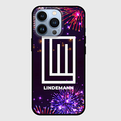 Чехол для iPhone 13 Pro Праздничный Lindemann, цвет: 3D-черный