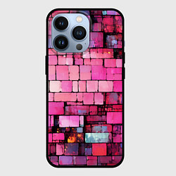 Чехол iPhone 13 Pro Pink bricks