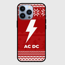 Чехол iPhone 13 Pro Новогодний AC DC