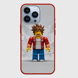 Чехол iPhone 13 Pro Роблокс на сером фоне