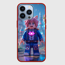 Чехол для iPhone 13 Pro Roblox pink hair, цвет: 3D-красный