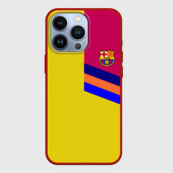 Чехол iPhone 13 Pro Барселона фк клуб геометрия