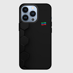 Чехол для iPhone 13 Pro Дагестан Флаг и Герб, цвет: 3D-черный