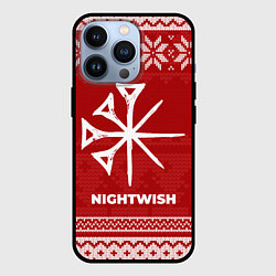 Чехол для iPhone 13 Pro Новогодний Nightwish, цвет: 3D-черный