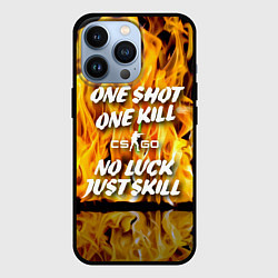 Чехол iPhone 13 Pro Counter Strike - motto flame