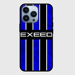 Чехол iPhone 13 Pro Exeed - синие полосы