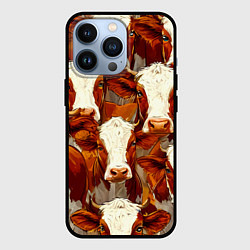 Чехол iPhone 13 Pro Рыжие коровки