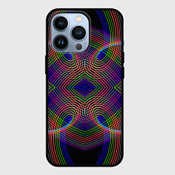 Чехол iPhone 13 Pro Оптические волны текстура