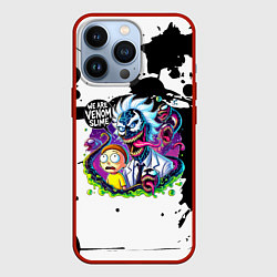 Чехол iPhone 13 Pro Venom-Rick and Morty - blots