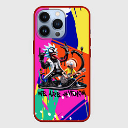 Чехол iPhone 13 Pro Rick-Venom and Morty - rock group