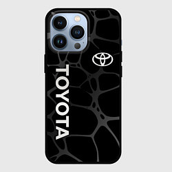 Чехол iPhone 13 Pro Toyota - монохромный аква