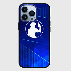 Чехол для iPhone 13 Pro Cowboy Bebop blue poly, цвет: 3D-черный