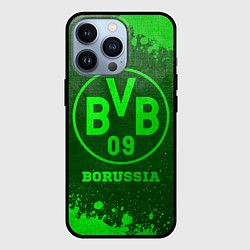 Чехол iPhone 13 Pro Borussia - green gradient