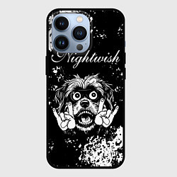 Чехол iPhone 13 Pro Nightwish рок пес