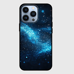 Чехол для iPhone 13 Pro Синяя пыльца - текстура, цвет: 3D-черный