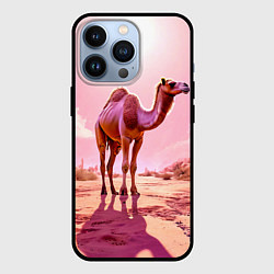 Чехол iPhone 13 Pro Верблюд в розовой пустыне