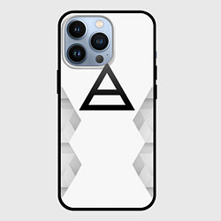 Чехол iPhone 13 Pro Thirty Seconds to Mars white poly