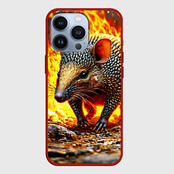 Чехол iPhone 13 Pro Броненосец в огне