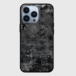 Чехол для iPhone 13 Pro Абстракция - grunge mood, цвет: 3D-черный