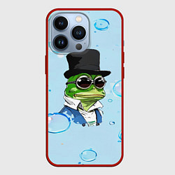 Чехол iPhone 13 Pro Pepe в шляпе