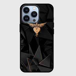 Чехол iPhone 13 Pro Bon Jovi golden poly