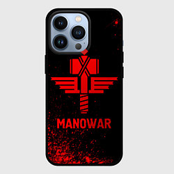 Чехол iPhone 13 Pro Manowar - red gradient