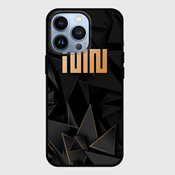 Чехол для iPhone 13 Pro Gidle golden poly, цвет: 3D-черный