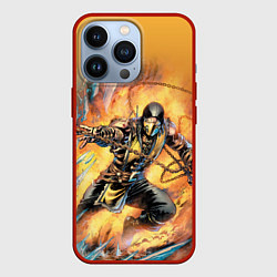 Чехол iPhone 13 Pro Scorpion - Mortal Kombat