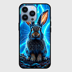 Чехол iPhone 13 Pro Заяц в разрядах молний