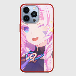 Чехол iPhone 13 Pro Genshin Impact Ситлали подмигивает